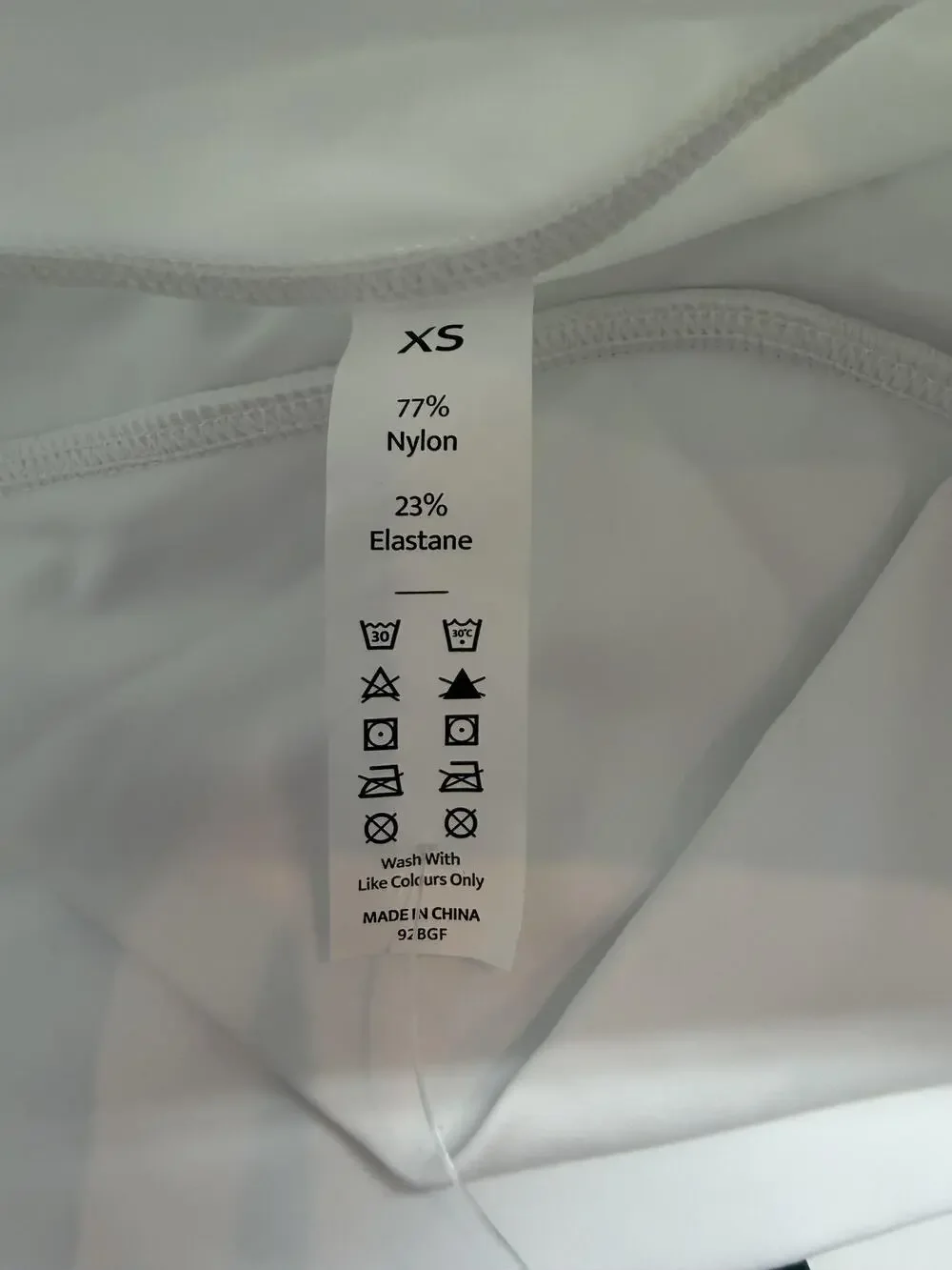 Halara Skort Womens XS White Athletic Built In Shorts Tennis Running Gym Stretch